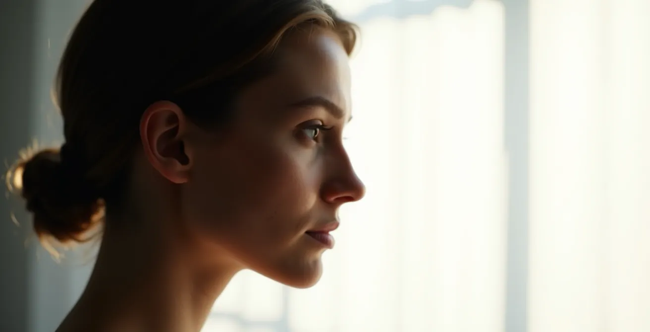 Vista laterale ravvicinata della texture cutanea con luce radente che evidenzia il miglioramento