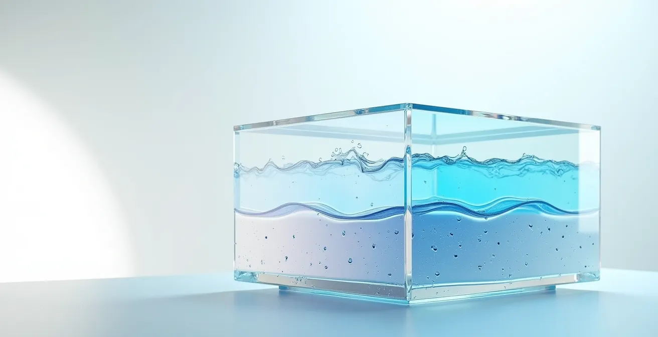 Visualizzazione degli strati cutanei con diverse profondità di penetrazione dell'acido ialuronico a seconda del peso molecolare